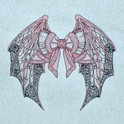 Dragon Wing Lace Bow