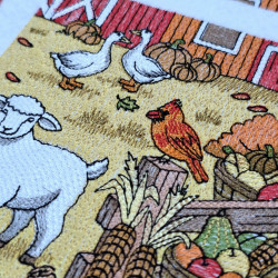 Autumn Fall Farm Garden Panel 04