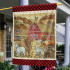 Autumn Barn Farm Scene Panel Embroidery Design