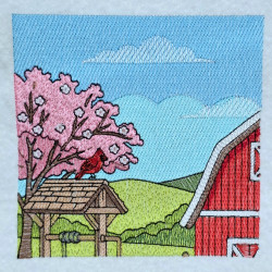 Spring Barn  Scene Panel 01