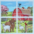 Spring Barn Panel Embroidery Designs