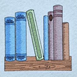 Old School Book Collection Panel