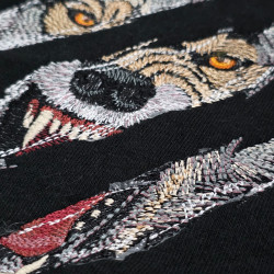 Wolf Face Scratch