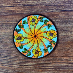 Autumn Flower ITH Coaster