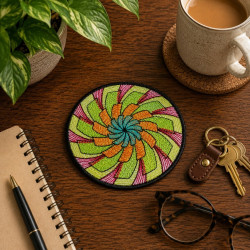 Christmas Swirl ITH Coaster