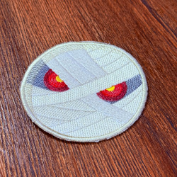 Mummy Eyes ITH Coaster