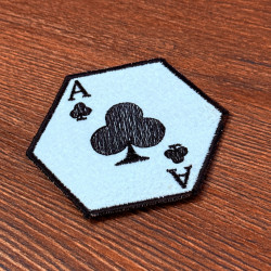 Club Suit ITH Coaster