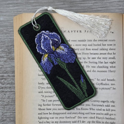 Iris Flower ITH Bookmark