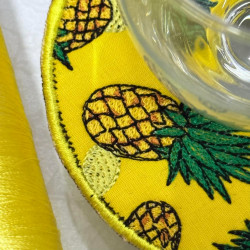 Pineapple Wine Stem ITH Coaster
