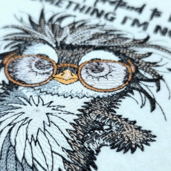 Crazy Owl Quote - Free with $15 Purchase