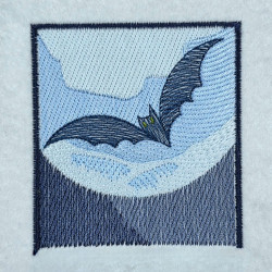 Halloween Bat And Jack-O’-Lantern Pumpkins Garden Flag 01