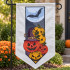 Halloween Bat And Jack-O’-Lantern Pumpkins Garden Flag