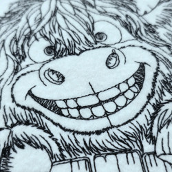 Sarcastic Highland Cow Line Art