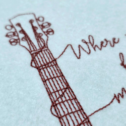 When Words Fail Music Speaks Guitar Quote