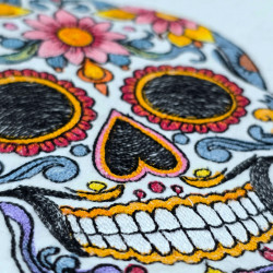 Blooming Floral Skull