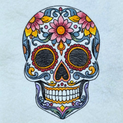 Blooming Floral Skull