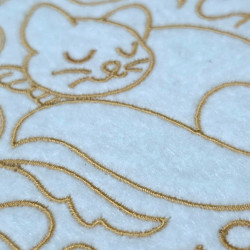 Cat Satin Quilting Pattern