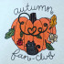 Autumn Fan-Club Halloween Cat