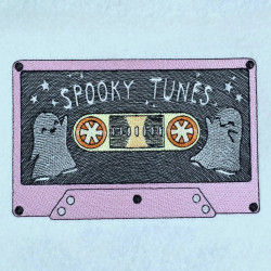 Spooky Tunes Ghost Cassette Tape