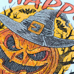 Spooky Happy Halloween Pumpkin