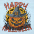 Spooky Happy Halloween Pumpkin - Free with $20 Purchase