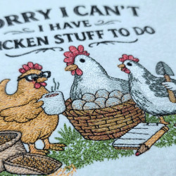 Chicken Stuff Funny Saying  - Free with $15 Purchase