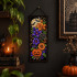 Spooky Floral Halloween Panel Embroidery Design