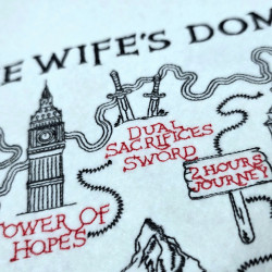 Wife's Dome Map Embroidery Design