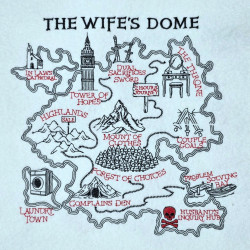 Wife's Dome Map Embroidery Design