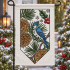 Winter Blue Jay Flag