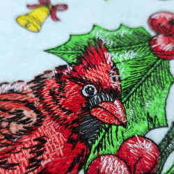 Christmas Cardinal Flag 01