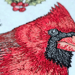 Snowy Cardinal Flag 01
