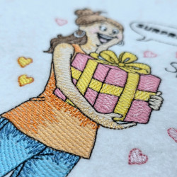 Surprise Birthday Gift Lady