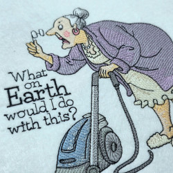 Witty Vacuum Lady Quote