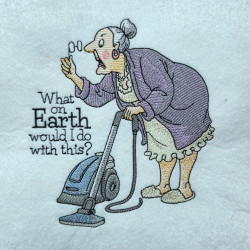 Witty Vacuum Lady Quote