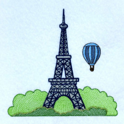 Paris Eiffel Tower Hot Air Balloon