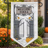 Welcome Fools Haunted Halloween Garden Flag
