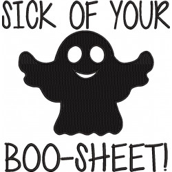 Boo-Sheet Funny Quote