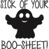 Boo-Sheet Funny Quote