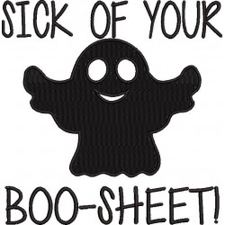 Boo-Sheet Funny Quote
