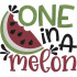 One In A Melon Embroidery Design