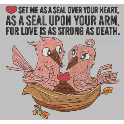 Love is Strong Birds Quote