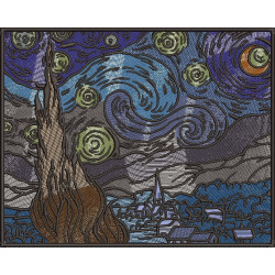 The Starry Night Landscape