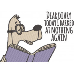  Dear Diary Today I Barked At Nothing Again
