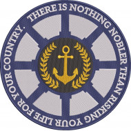 Noble Life Navy Quote