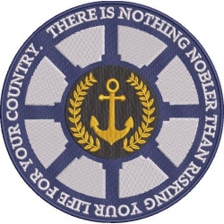 Noble Life Navy Quote