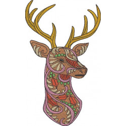 Abstract Deer Art 