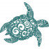 Turtle Embroidery Design