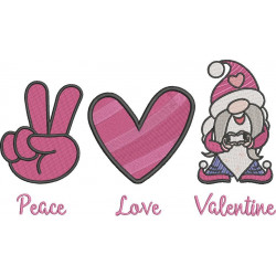 Peace Love Valentine