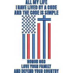 God Family And Country Life Code